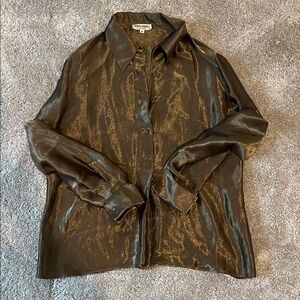 Giorgio Armani Gold Blouse